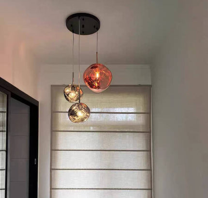 Pendant lamp IVREA by Rodesigne — glass modern pendant light, custom designer lighting by RODESIGNE