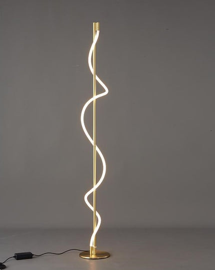 Floor Lamp TRACER TWISTED — designer floor lamp by RODESIGNE