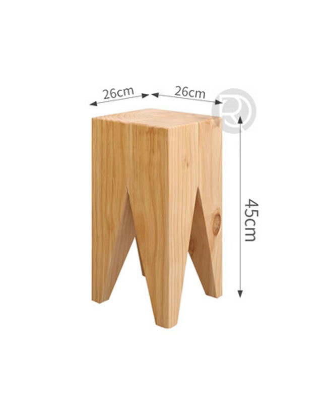Side table PINU by Rodesigne