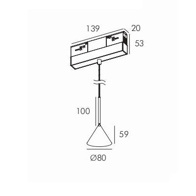 Track Light PRATO-15 — track light, technical lighting by RODESIGNE