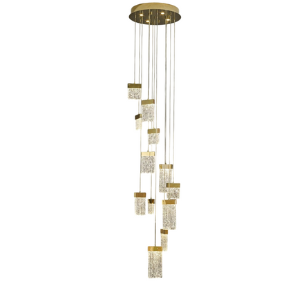 Chandelier QUASCADRE — designer chandelier, custom lighting by RODESIGNE