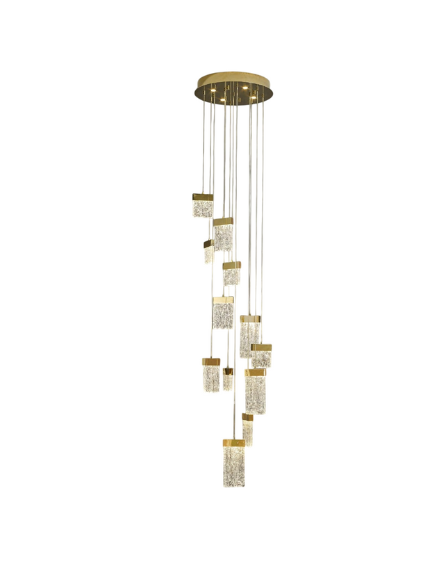 Chandelier QUASCADRE — designer chandelier, custom lighting by RODESIGNE