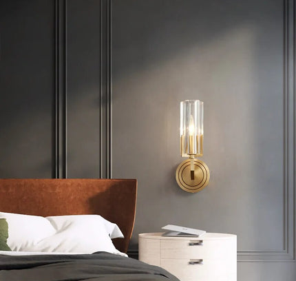 Wall Sconce SIERRA — brass wall sconce lamp, designer lighting by RODESIGNE