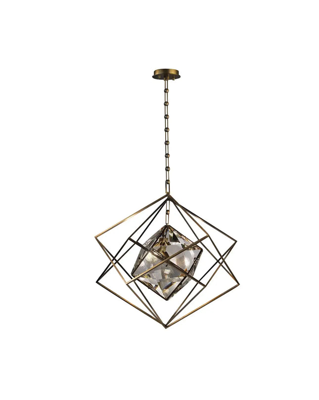 Pendant lamp CAMUS by Rodesigne — brass modern pendant light, custom designer lighting by RODESIGNE