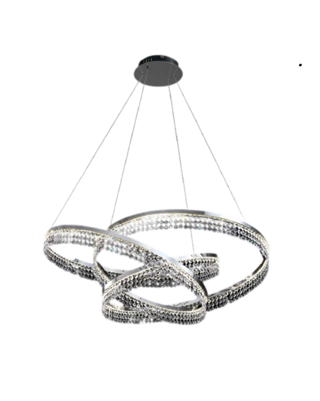 Chandelier QUANTRO — designer chandelier, custom lighting by RODESIGNE