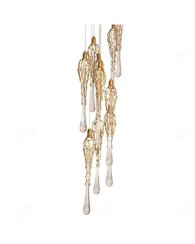 Chandelier BASSARDE — designer chandelier, custom lighting by RODESIGNE