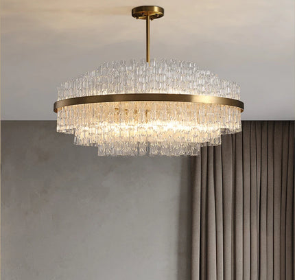 Chandelier HARTEX — designer chandelier, custom lighting by RODESIGNE