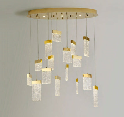 Chandelier QUASCADRE — designer chandelier, custom lighting by RODESIGNE