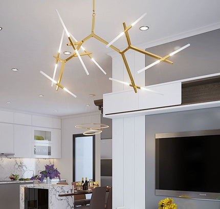 Chandelier NAOMY — designer chandelier, custom lighting by RODESIGNE