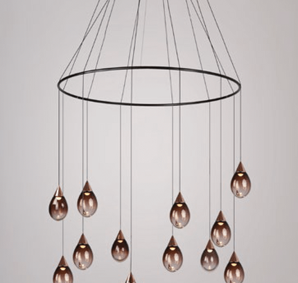 Chandelier CURAS — designer chandelier, custom lighting by RODESIGNE