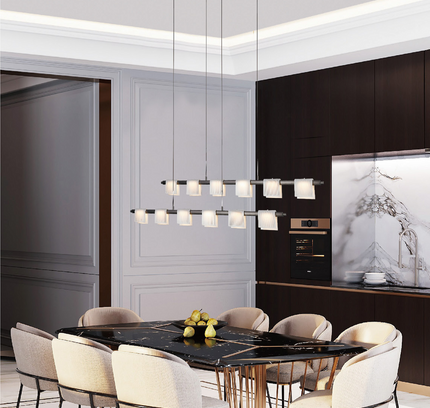 Chandelier SENNA by Rodesigne — glass designer chandelier, custom lighting by RODESIGNE