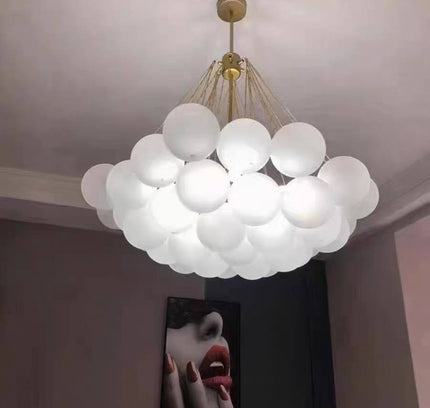 Chandelier CLOE by Rodesigne — glass designer chandelier, custom lighting by RODESIGNE