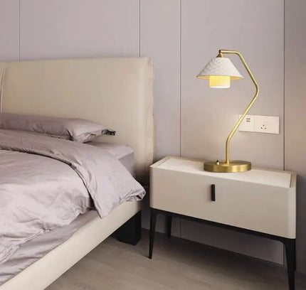 Table lamp DAMIAN by Rodesigne — brass designer table lamp by RODESIGNE