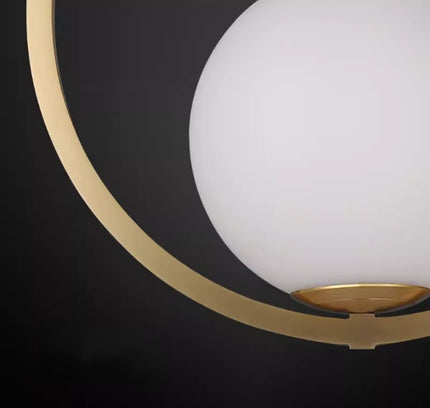 Pendant Light HOOP CIRCLE — modern pendant light, custom designer lighting by RODESIGNE