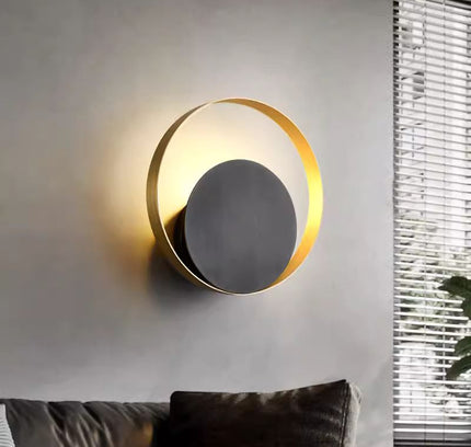 Wall lamp (Sconce) CIRCLE by Rodesigne — brass wall sconce lamp, designer lighting by RODESIGNE