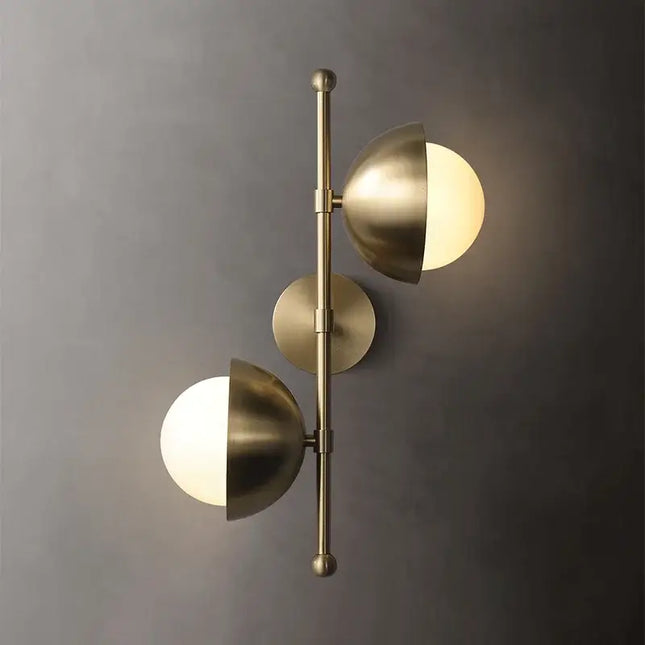 Wall lamp (Sconce) WHEATON by Rodesigne — brass wall sconce lamp, designer lighting by RODESIGNE