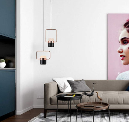 Pendant lamp HILLOS by Rodesigne — brass modern pendant light, custom designer lighting by RODESIGNE