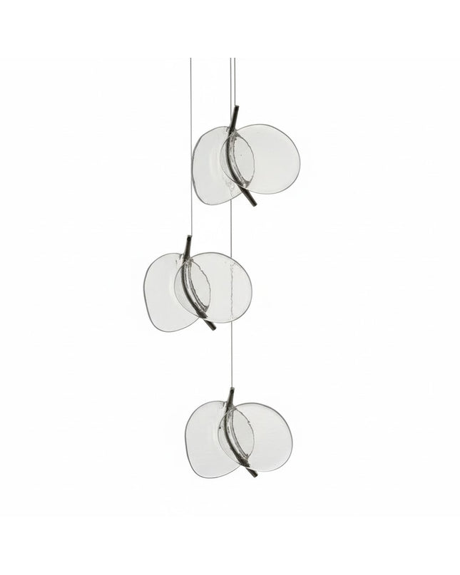 Pendant Light RINGORA — glass modern pendant light, custom designer lighting by RODESIGNE