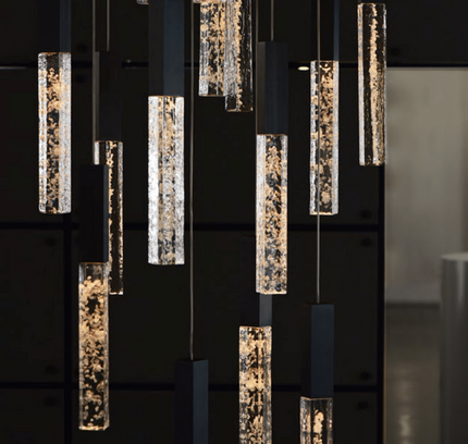 Chandelier LANPAR — designer chandelier, custom lighting by RODESIGNE