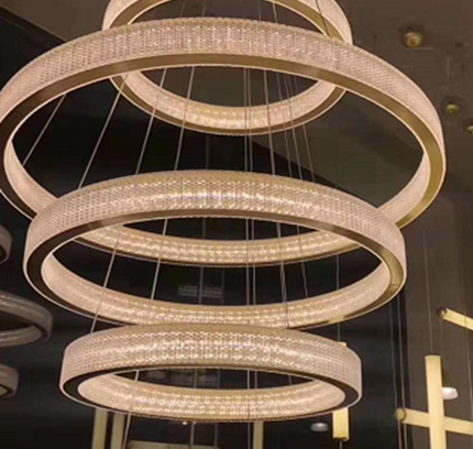 Chandelier PAREN — designer chandelier, custom lighting by RODESIGNE