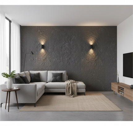 Wall Panel STREAM LIME STONE — decorative acoustic wall panel, sound absorption by RODESIGNE