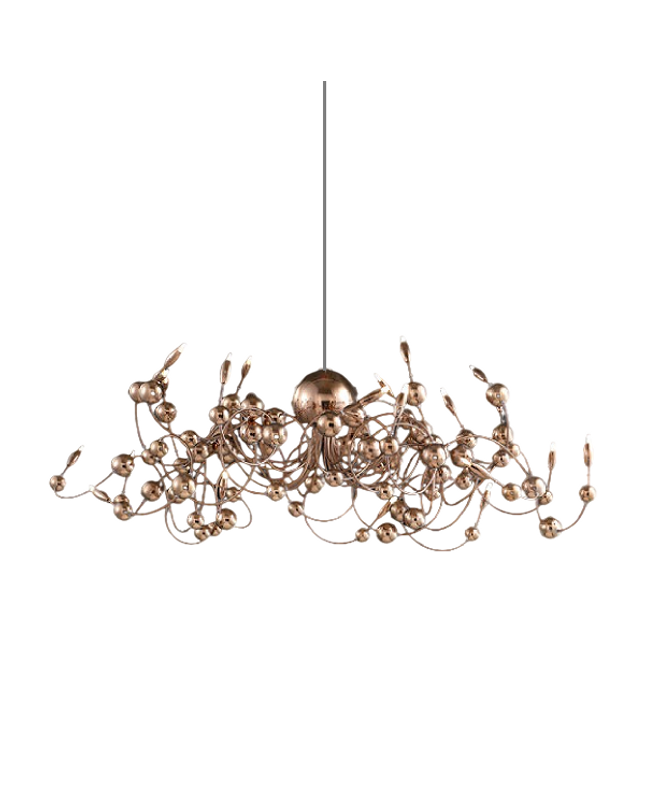 Chandelier PEDRA — designer chandelier, custom lighting by RODESIGNE