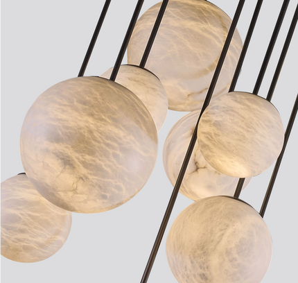 Chandelier PLASSID — designer chandelier, custom lighting by RODESIGNE