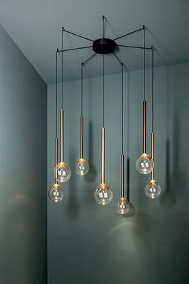 Chandelier GEORGINA — designer chandelier, custom lighting by RODESIGNE