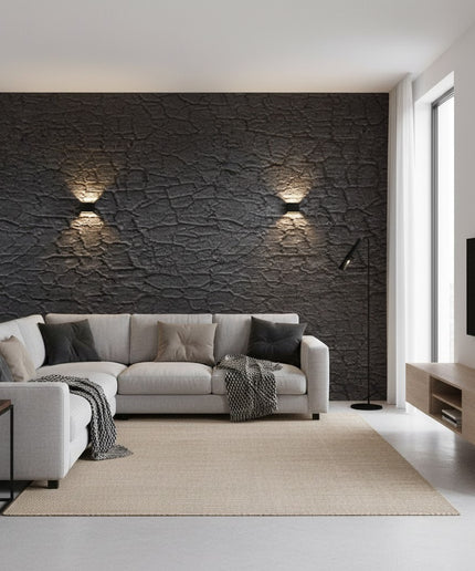 Wall Panel CHARCOAL BURT WOOD
