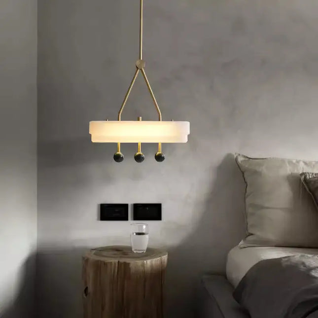 Pendant lamp PALMERO by Rodesigne — brass modern pendant light, custom designer lighting by RODESIGNE