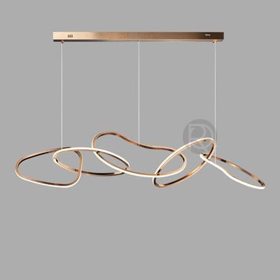 Chandelier CURVED RINGS by Rodesigne