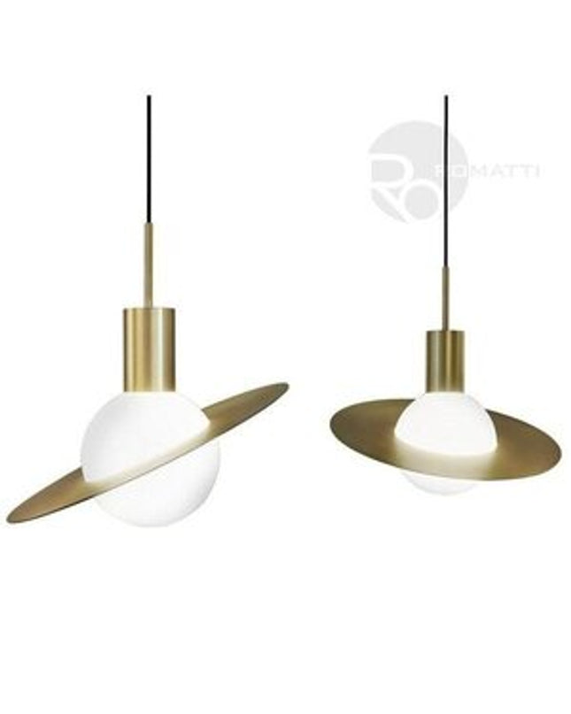 Pendant Light Saturne — modern pendant light, custom designer lighting by RODESIGNE