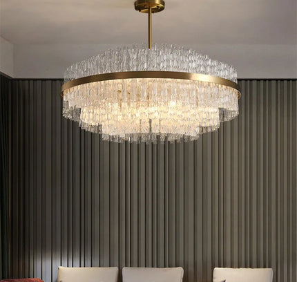 Chandelier HARTEX — designer chandelier, custom lighting by RODESIGNE
