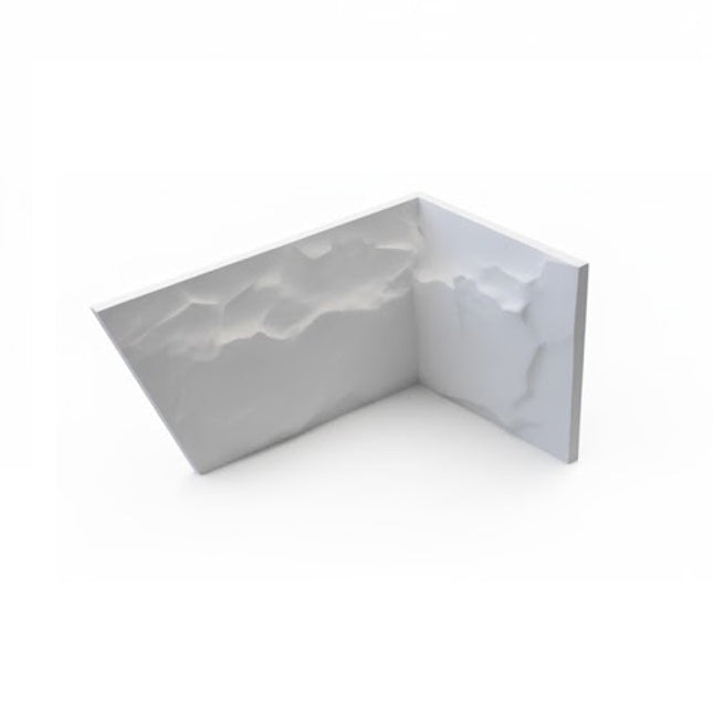 Panel MUSHROOM STONE ANGLE — decorative acoustic wall panel, sound absorption by RODESIGNE
