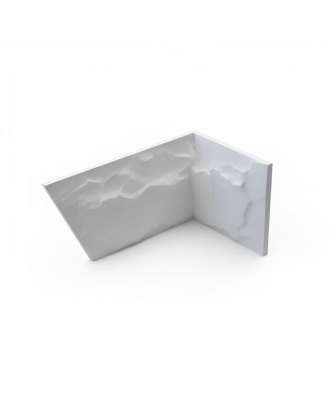 Panel MUSHROOM STONE ANGLE — decorative acoustic wall panel, sound absorption by RODESIGNE