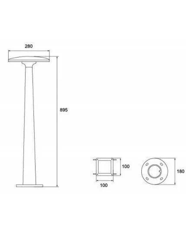 Landscape light NUT MASH H-895mm 20W by RODESIGNE