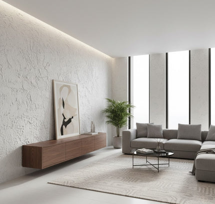 Wall Panel CONCRETE BOARD — decorative acoustic wall panel, sound absorption by RODESIGNE