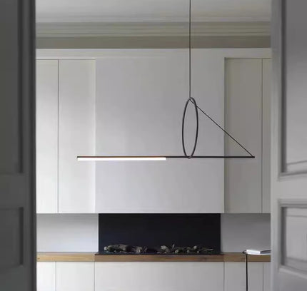Designer Pendant Light CERCLE ET TRAIT — modern pendant light, custom designer lighting by RODESIGNE