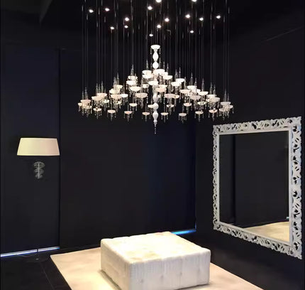 Chandelier JOYEL — designer chandelier, custom lighting by RODESIGNE