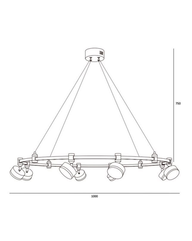 Chandelier JERS by Rodesigne