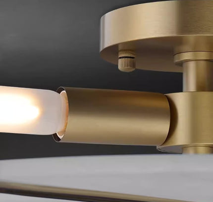 Сeiling lamp ASO by Rodesigne — brass designer piece by RODESIGNE