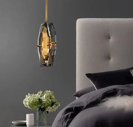 Pendant lamp FRANCAIX by Rodesigne — brass modern pendant light, custom designer lighting by RODESIGNE