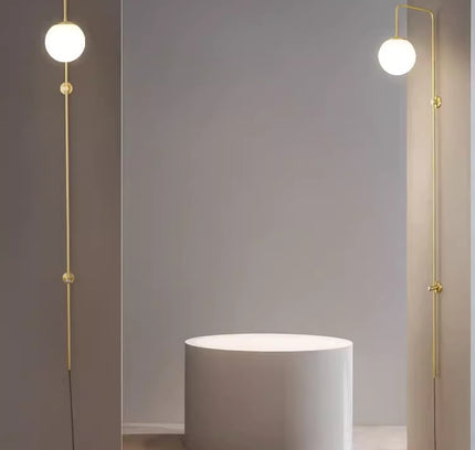 Wall Sconce LUCH — brass wall sconce lamp, designer lighting by RODESIGNE