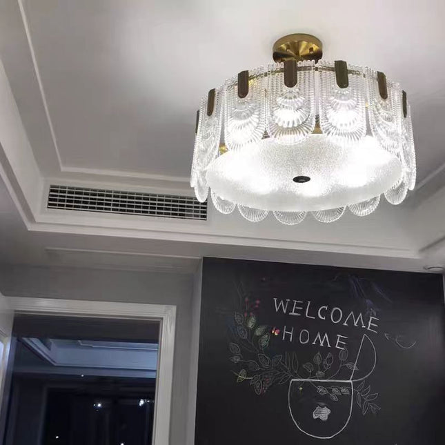 Chandelier ERNESTA — glass designer chandelier, custom lighting by RODESIGNE