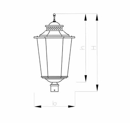 Landscape light KUADRO by RODESIGNE