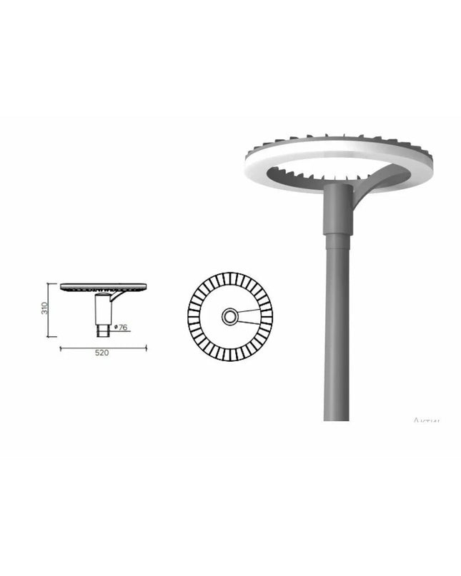 Garden park light STRIT-5004L by RODESIGNE