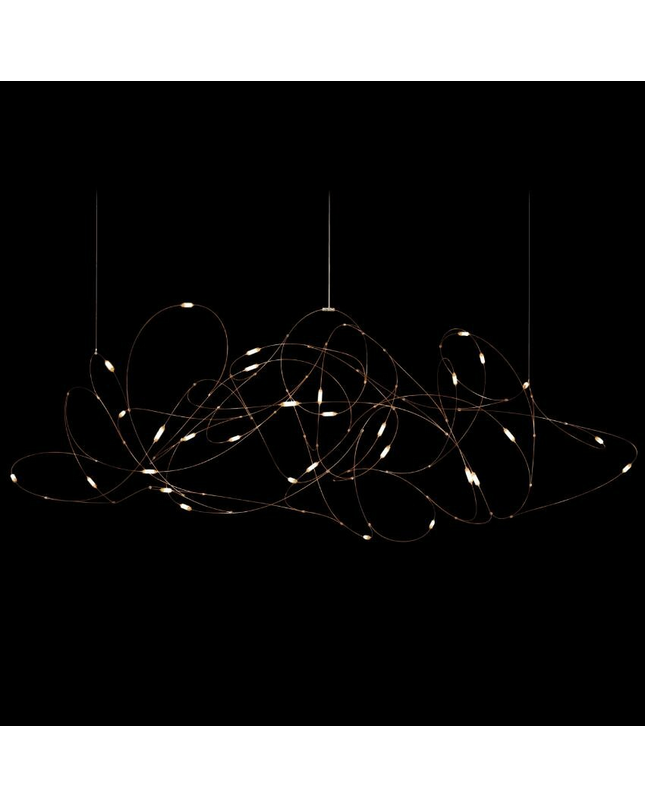 Chandelier CHAOSSE — designer chandelier, custom lighting by RODESIGNE