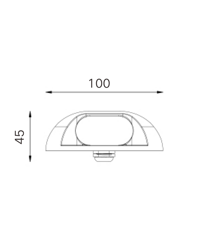 In-ground light MK-306-100T1 2W by RODESIGNE