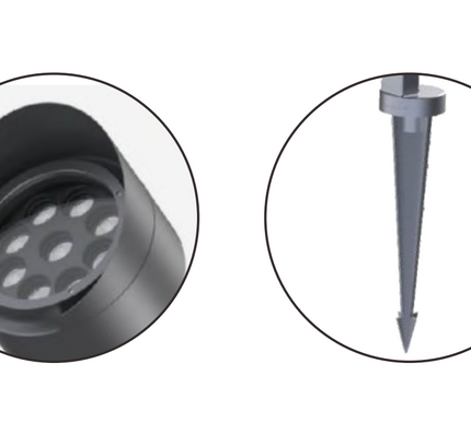 LED floodlight MK-620-90 by RODESIGNE