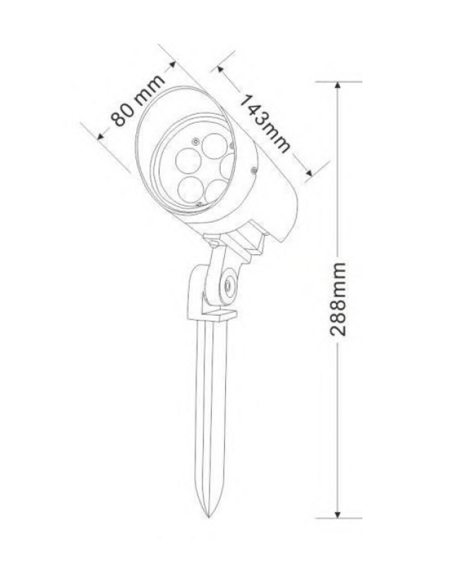 Plant grow light MK-705 10W by RODESIGNE